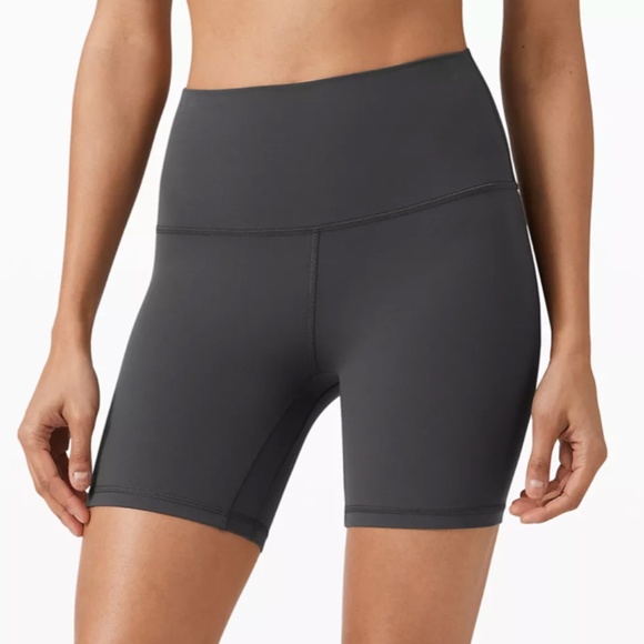 lululemon Align™ High-Rise Short 6" graphite gray size 6 - Picture 1 of 5